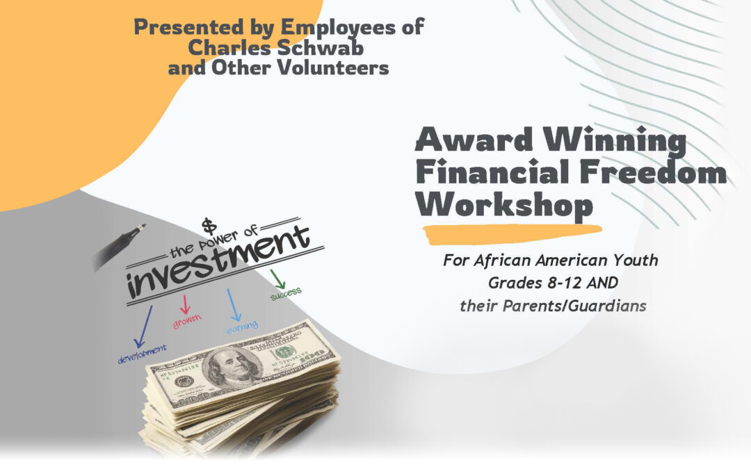 Award Winning Financial Freedom Workshop for Grades 8-12 – Apply Now!